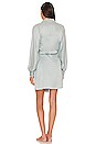 view 4 of 4 PEIGNOIR WASHABLE SILK in Cumulus Blue