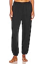 view 1 of 4 Washable Silk Jogger Pant in Immersed Black