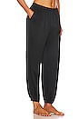 view 2 of 4 Washable Silk Jogger Pant in Immersed Black
