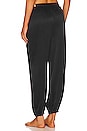 view 3 of 4 Washable Silk Jogger Pant in Immersed Black
