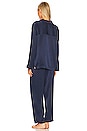 view 3 of 3 Washable Silk Long Sleeve Pant Set in Deep Blue