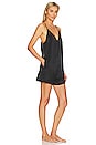 view 2 of 3 Washable Silk Romper in Immersed Black