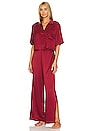 view 1 of 4 CONJUNTO PIJAMA WASHABLE SILK HIGH RISE in Morana Crimson