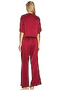 view 3 of 4 CONJUNTO PIJAMA WASHABLE SILK HIGH RISE in Morana Crimson
