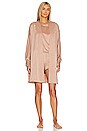 view 1 of 4 Washable Silk Robe in Otium Tan