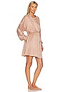 view 3 of 4 Washable Silk Robe in Otium Tan