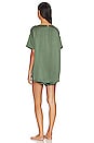 view 3 of 3 Washable Silk Tee Set in Drowsy Olive