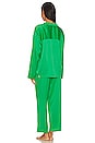 view 3 of 3 Washable Silk Long Sleeve Pant Set in Glade Green