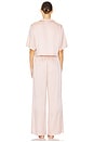 view 4 of 4 Washable Silk High Rise Pant Set in Delicate Pink