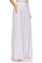 view 2 of 6 Organic Pima Wide Leg Pant in Sincere White
