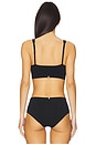 view 3 of 4 Scooped Bralette in Immersed Black