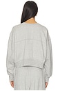 view 4 of 4 Silksweats Midweight Reversible Seamed Sweatshirt in Napping Dove Heather