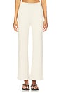 view 1 of 6 Cozy Cotton Silk Ribbed Pant in Calm Tan