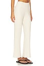 view 2 of 6 Cozy Cotton Silk Ribbed Pant in Calm Tan