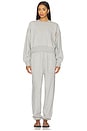 view 6 of 6 Silksweats Midweight Reversible Seamed Jogger in Napping Dove Heather