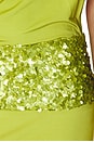 view 4 of 4 VESTIDO LARGO MAREA in Lime Green