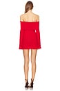 view 3 of 3 Elba Off The Shoulder Mini Dress in Red