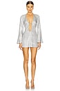 view 1 of 4 Lizzie Mini Dress in Silver