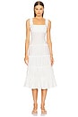 view 1 of 4 Carmen Midi Dress in White