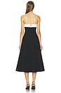 view 3 of 3 Natalie Midi Dress in Black & Ivory