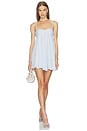 view 2 of 4 Angelica Mini Dress in Baby Blue
