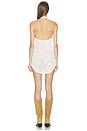 view 3 of 4 Kataleya Pointelle Halter Dress in Ivory