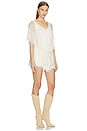 view 2 of 3 Ziva Tiered Mini Dress in Ivory