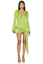 view 1 of 3 VESTIDO TEJINDER in Moss Green