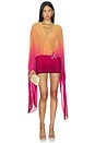 view 1 of 4 VESTIDO TAYLOR in Orange Sunset