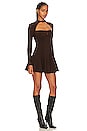 view 2 of 3 Aitana Mini Dress in Dark Brown