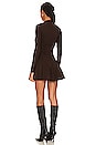view 3 of 3 Aitana Mini Dress in Dark Brown