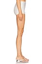 view 3 of 6 Caity Eyelet Short in White