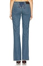 view 6 of 8 Samantha Lace Up Jeans in Indigo