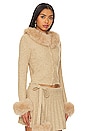 view 3 of 5 Nili Faux Fur Sweater in Tan