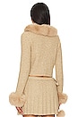 view 4 of 5 Nili Faux Fur Sweater in Tan