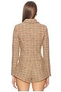 view 3 of 5 Daphne Tweed Jacket in Brown Multi