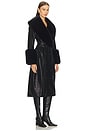 view 2 of 4 Juliette Faux Leather Coat in Black