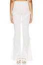 view 3 of 4 Cuida Flare Pants in Ivory