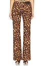 view 4 of 6 БРЮКИ ZAHARA in Leopard