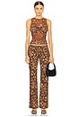 view 5 of 6 БРЮКИ ZAHARA in Leopard