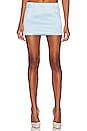 view 2 of 4 Lucia Mini Skirt in Baby Blue