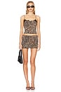 view 5 of 6 Jasmin Mini Skirt in Leopard