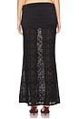 view 4 of 6 JUPE VIOLETA MAXI in Black