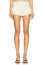 view 1 of 6 Marlyn Mini Skirt in Ivory