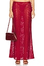 view 1 of 6 Laura Maxi Skirt in Deep Red
