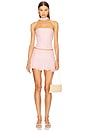 view 5 of 6 Aria Mini Skirt in Light Pink