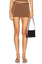 view 1 of 6 Clemente Mini Skirt in Brown