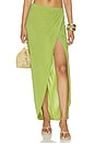 view 1 of 6 Lauren Maxi Skirt in Moss Green