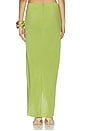 view 4 of 6 Lauren Maxi Skirt in Moss Green