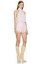 view 2 of 3 Lucia Mini Romper in Light Pink